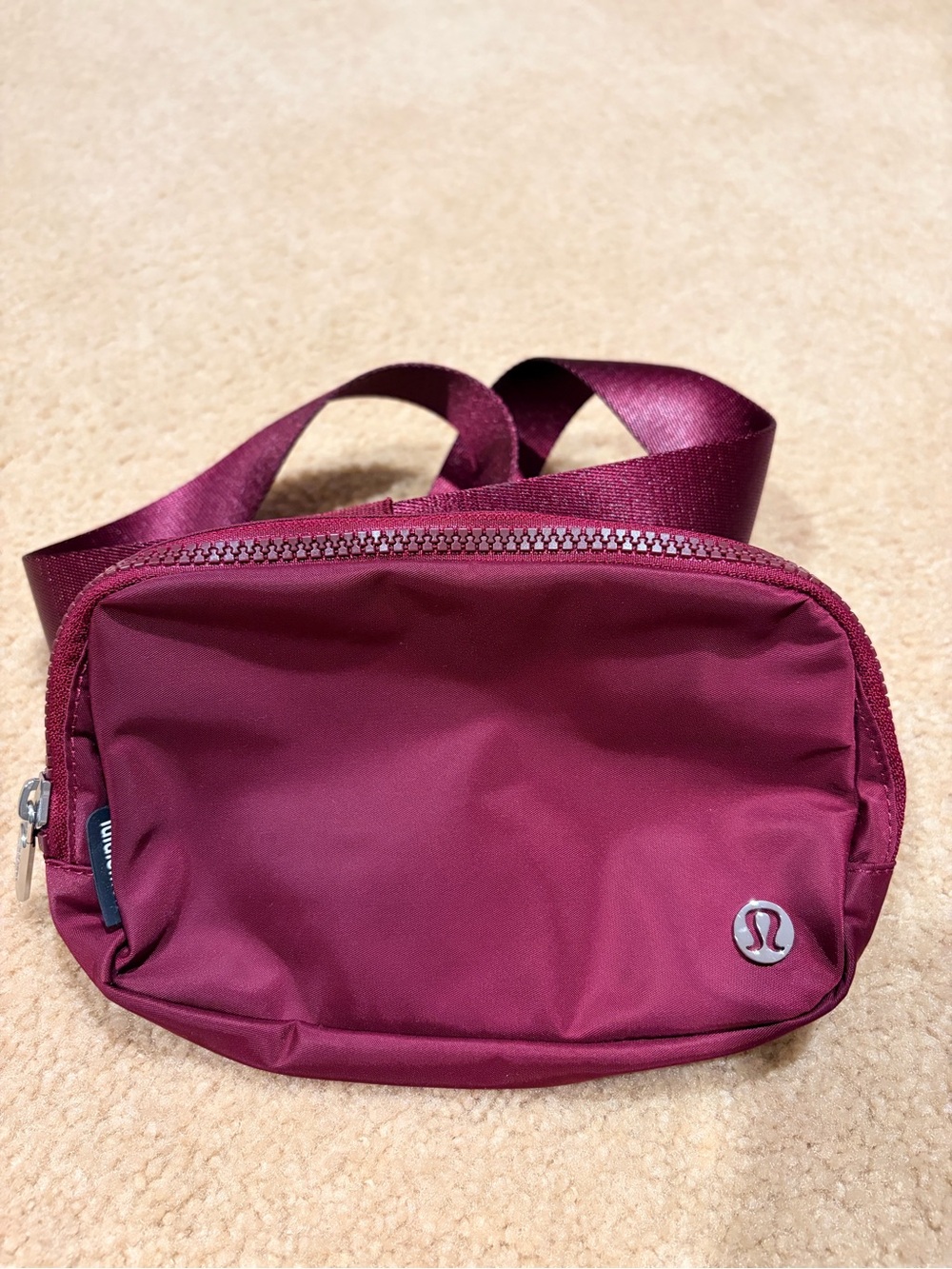 Lululemon Red Merlot / Burgundy Everywhere Belt Bag - 1L Size
